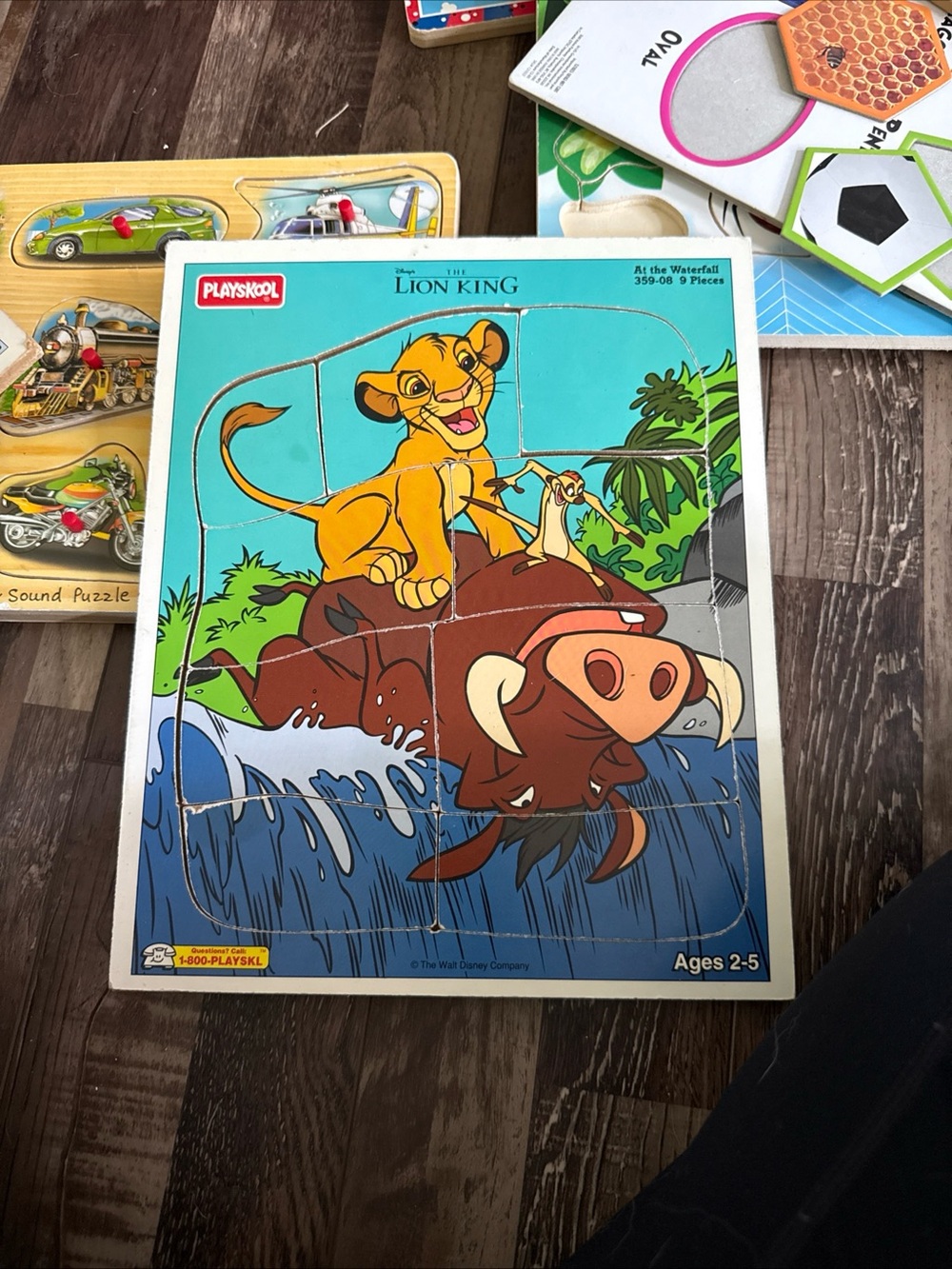 Vintage playskool  Barney and Disney Puzzle Boards - Assorted Kids Toy Puzzles - Picture 5 of 8